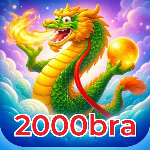 Interface do aplicativo 2000bra mostrando jogos disponíveis no iOS e Android